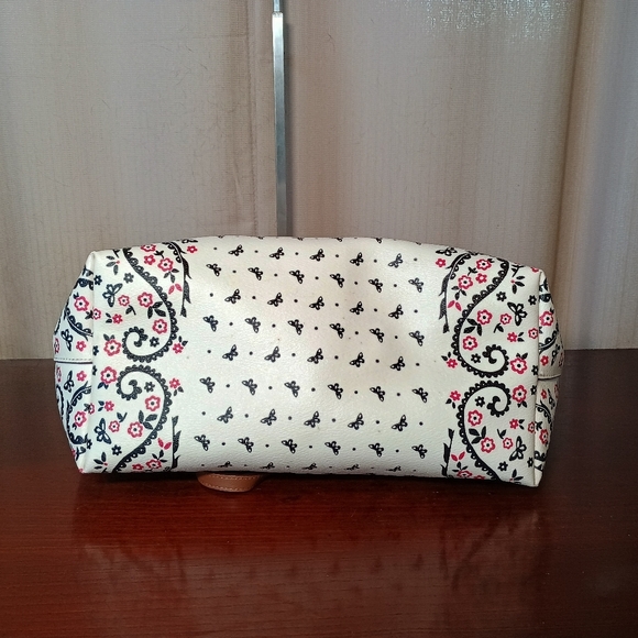 Coach Butterfly Bandana Zip City Tote - Picture 6 of 8